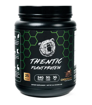 Thentic Plant Protein vegan protein powder for muscle growth recovery and daily nutrition Chocolate 