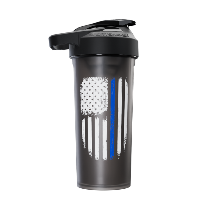 TF Grunge Thin Blue Line Sportshaker Bottle 27oz