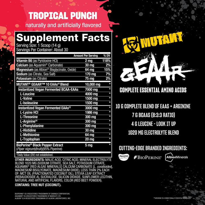 mutant gear eaa Maximize Muscle Growth & Recovery with MUTANT GEAAR EAA Formula — Tiger Fitness