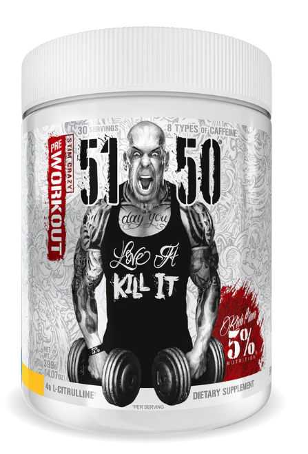 5% Nutrition 5150 | High-Stim Pre-Workout for Energy, Focus & Pumps