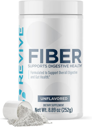 Revive MD Fiber Supplement 30 Servings Unflavored 5g of Dietary Fiber Supports a Healthy Digestive System with Psyllium Husk & More 