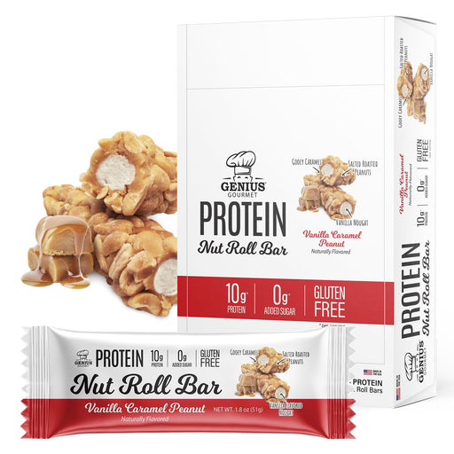 Genius Gourmet Protein Nut Roll Bar | Tigerfitness.com