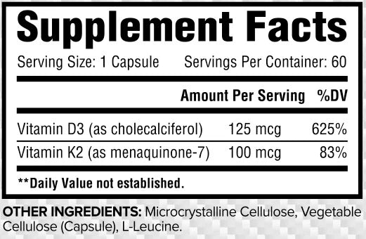 Core Vitamin D3 + K2