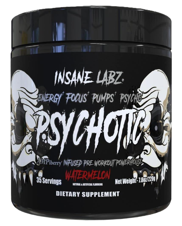 Insane Labz Psychotic Black | High-Stim Pre-Workout — Tiger Fitness