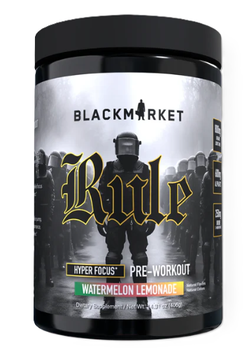 BlackMarket Labs RULE | Nootropic Pre-Workout for Energy, Focus & Pumps