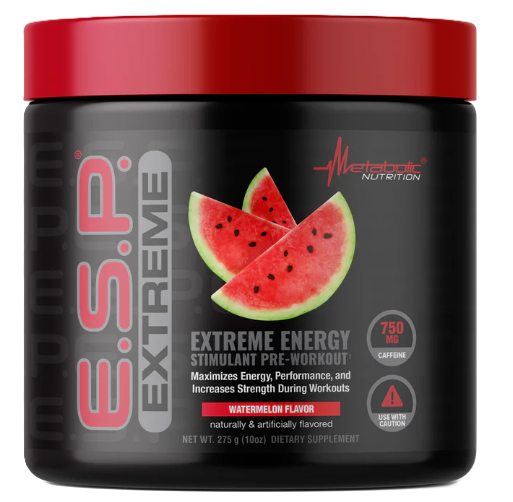 Metabolic Nutrition E.S.P. Extreme Pre-Workout Watermelon – Intense Energy & Focus Formula – TigerFitness