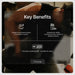 BPN Whey Protein key benefits, 25g protein per serving from a whey and casein blend