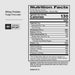 BPN Whey Protein Fudge Chocolate nutrition facts panel and ingredients