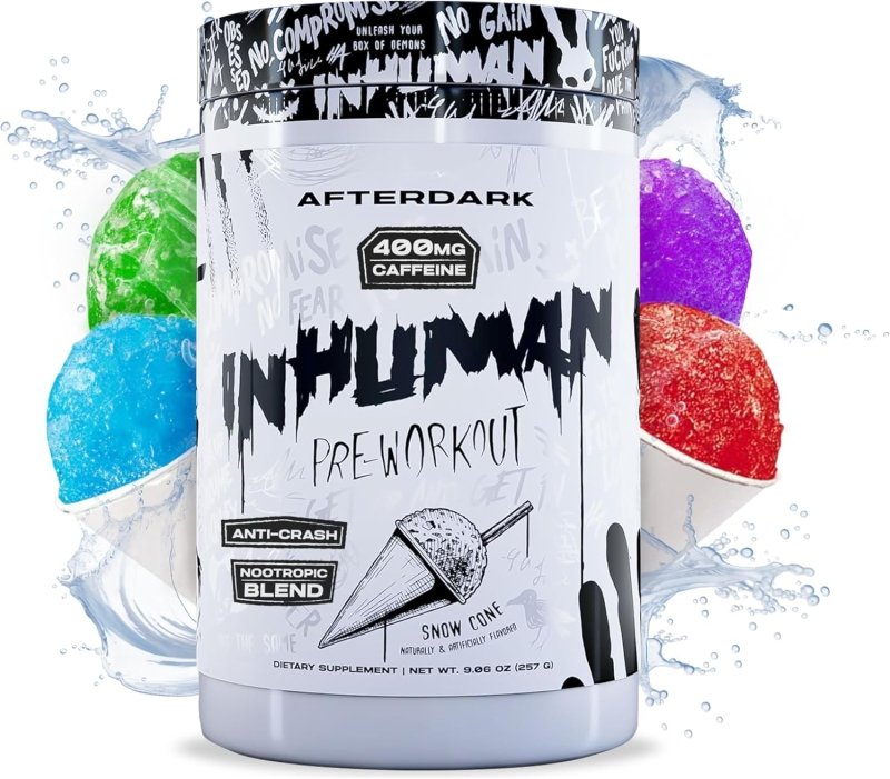 AfterDark Inhuman | Enhanced Mind - Muscle Connection Pre - Workout - Afterdark - Tiger Fitness
