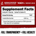 Alpha Lion Superhuman Creatine – 60 Servings Supplement Facts and Ingredients 