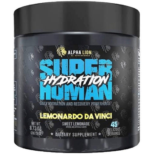 Alpha Lion Superhuman Hydration electrolyte and hydration supplement 45 Servings Lemonardo Da Vinci - Sweet Lemonade 