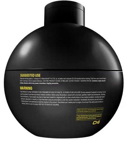 Cellucor C4 Alpha Bomb | Highest-stim pre-workout in C4 history