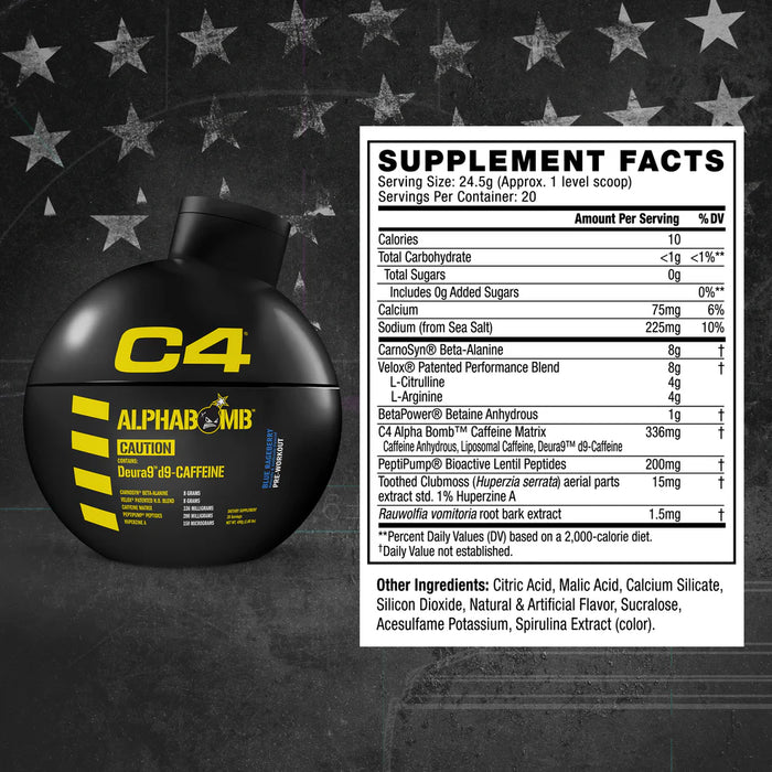 Cellucor C4 Alpha Bomb | Highest-stim pre-workout in C4 history