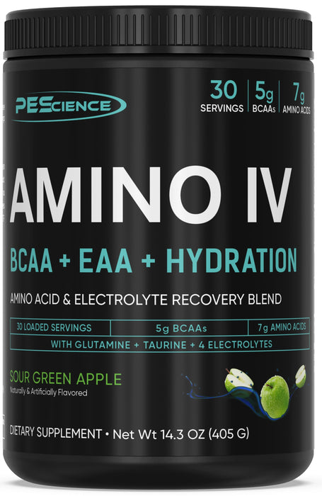 PEScience Amino IV Sour Green Apple 30 servings