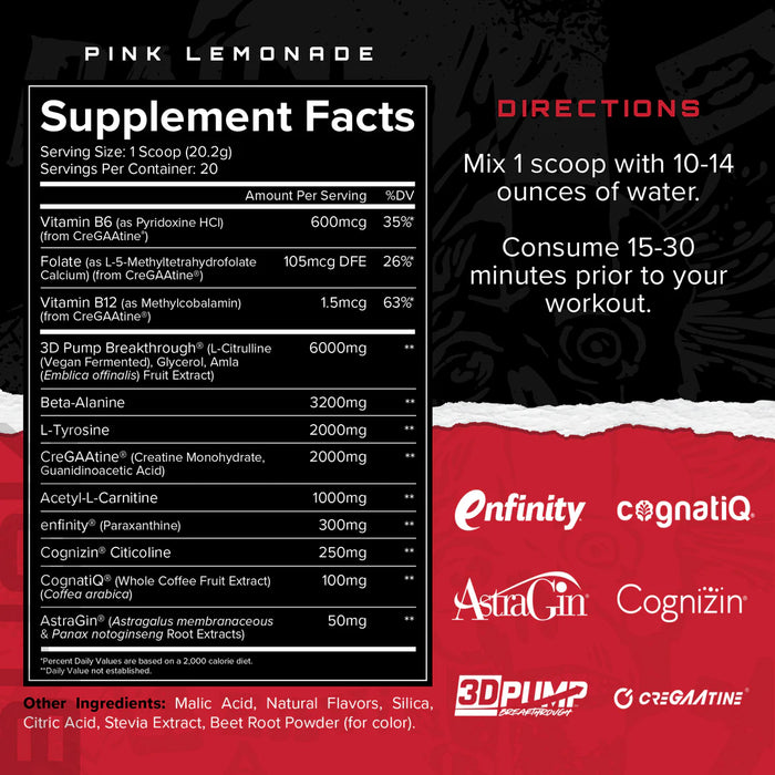 Unmatched BH2K | High Stim Pre-Workout