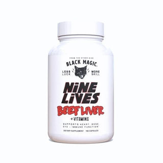 Nine Lives Beef Liver + Vitamins - Black Magic - Tiger Fitness