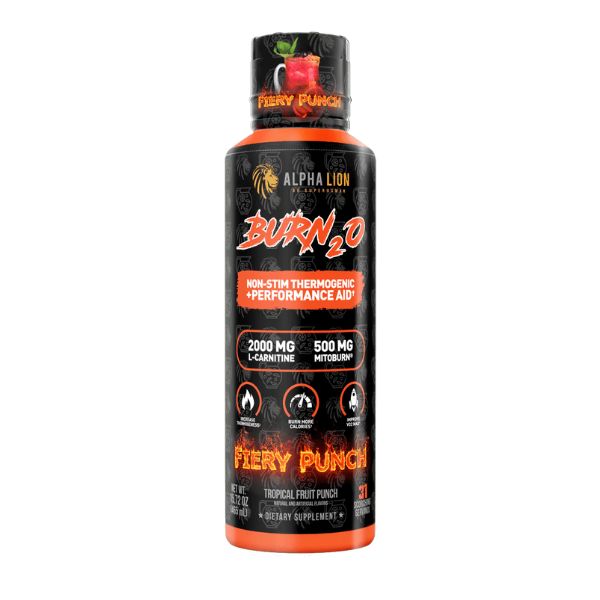 alpha lion burn2o l-carnitine liquid Fiery Punch- 2 fl oz. (4 Servings) Alpha Lion Burn2O (L-Carnitine Liquid