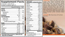 Core Oats & Whey Chocolate Peanut Butter Cup supplement facts panel