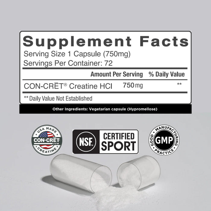 CON-CRET® Creatine HCL Capsules