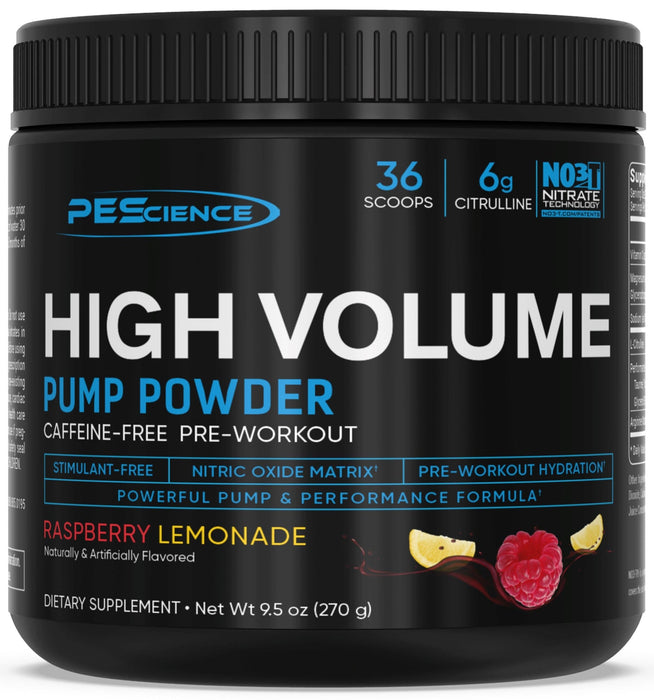 PEScience High Volume Raspberry Lemonade 36 servings