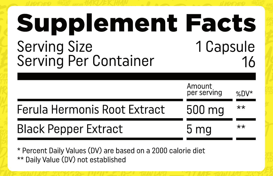 HTLT Ferula Max Supplement Facts