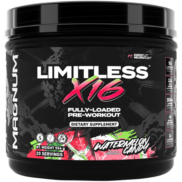 Crush Every Workout with Magnum Limitless X16 | High-Stim Pre