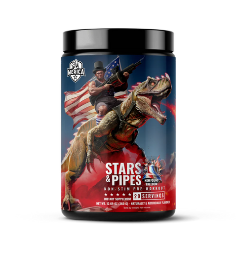 Stars & Pipes | Stim - Free Pump Agent - Merica Labz - Tiger Fitness