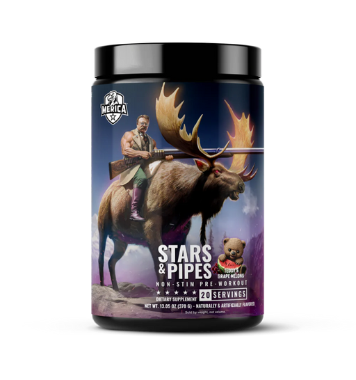 Stars & Pipes | Stim - Free Pump Agent - Merica Labz - Tiger Fitness