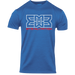 MTS Stacked T-Shirt in Royal Blue with white and red logo