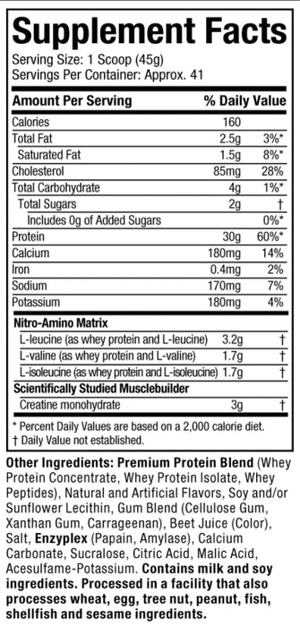 Nitro Tech - Muscletech - Tiger Fitness
