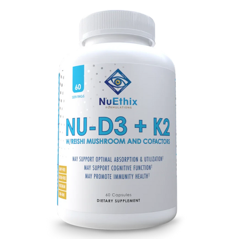 NuEthix Formulations Nu-D3 + K2 – Supplement Facts
