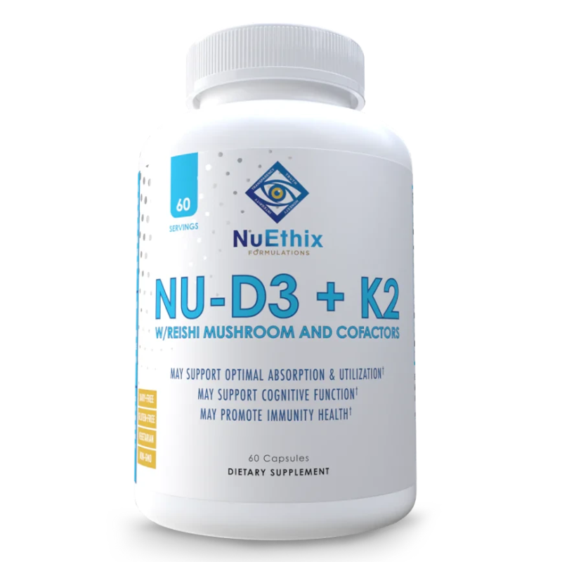 NuEthix Formulations Nu-D3 + K2 – Supplement Facts