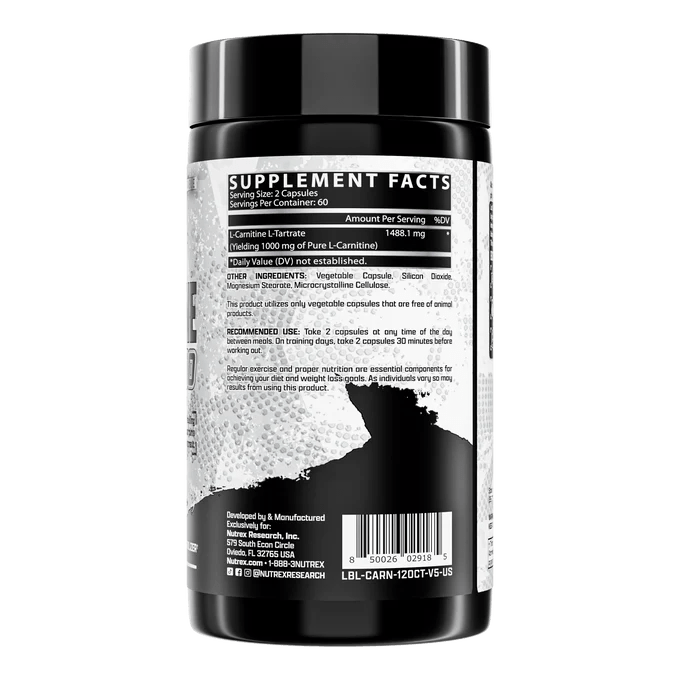 nutrex l carnitine Nutrex L-Carnitine 1000 Liquid Energy & Metabolism Support — Tiger Fitness