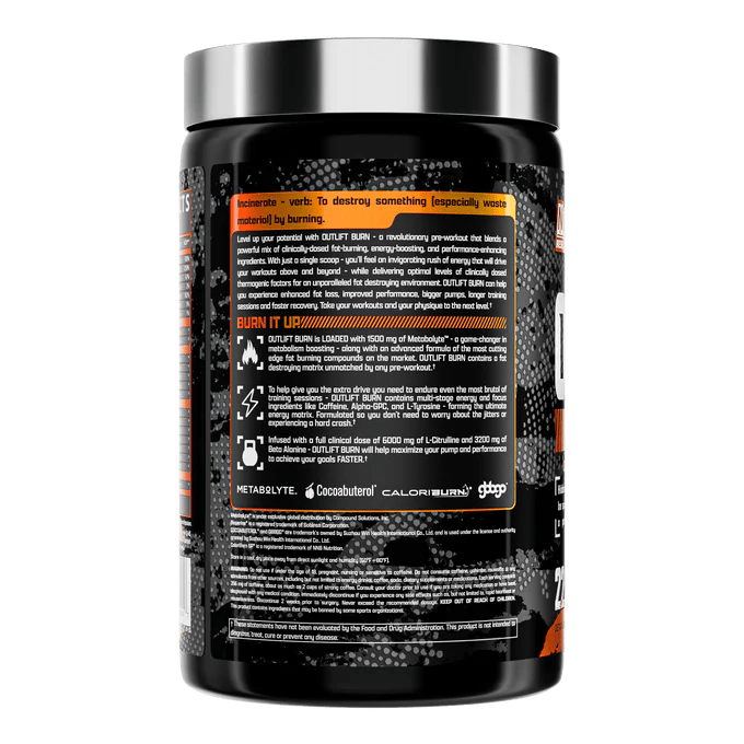 OUTLIFT Burn by Nutrex | Energy & Fat Burn Support — Tiger Fitness OUTLIFT Burn by Nutrex | Energy & Fat Burn Support — Tiger Fitness