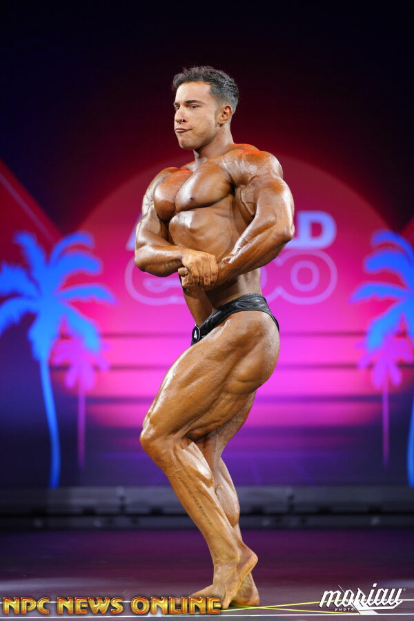 Andrea Mammoli onstage at Arnold Classic Uk, 2026
