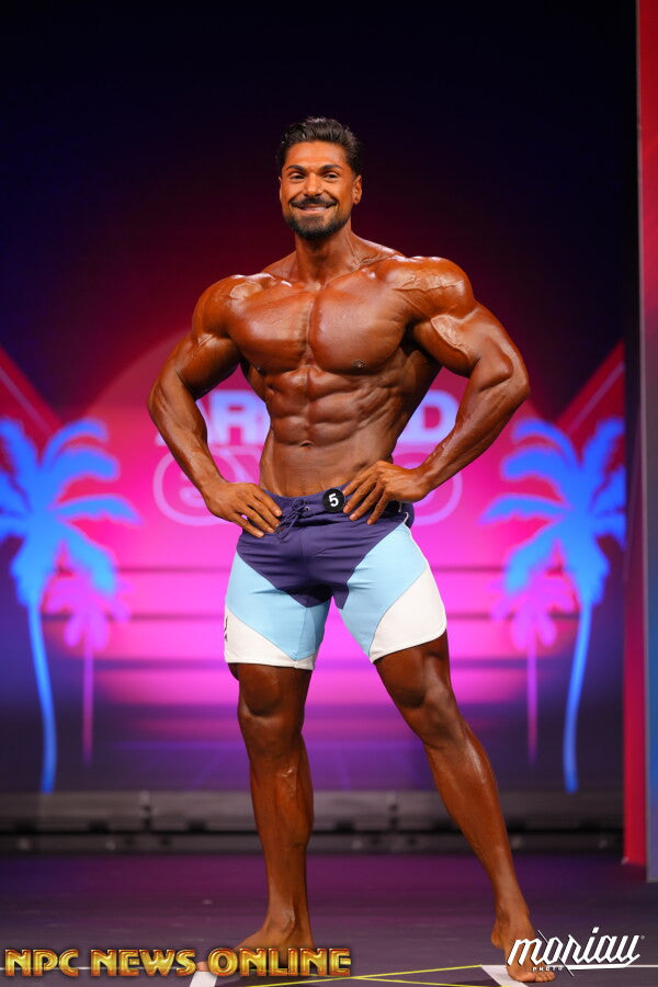 Andrei Deiu onstage at Arnold Classic Uk, 2026