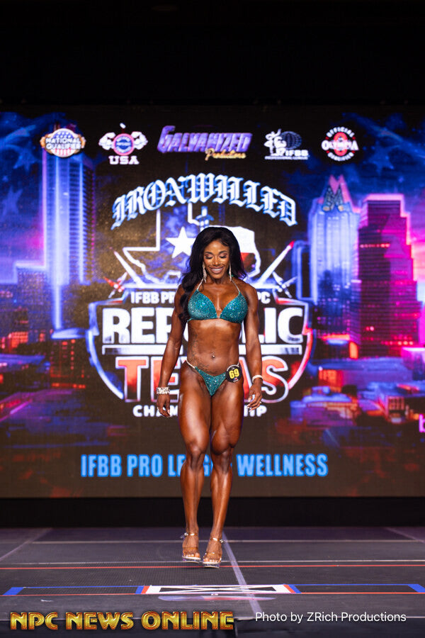 Celeste Chandler onstage at Republic Of Texas Pro, 2026