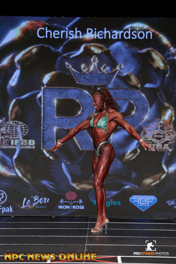 Cherish Richardson onstage at Rising Phoenix Pro, 2026