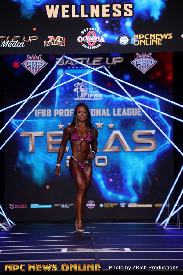 Chery Figueroa Calix onstage at Texas Pro, 2026