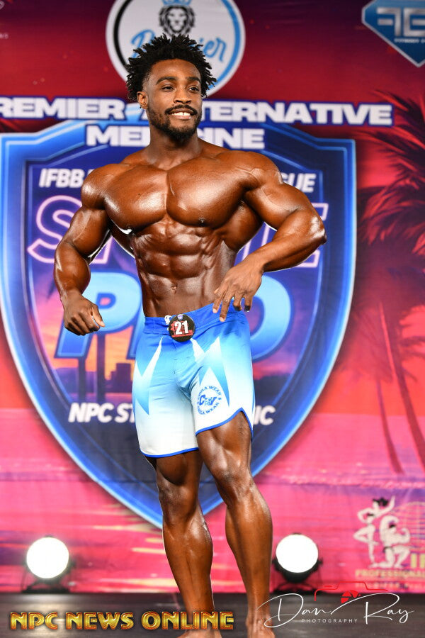 Dallas Botchway onstage at St Pete Pro, 2026