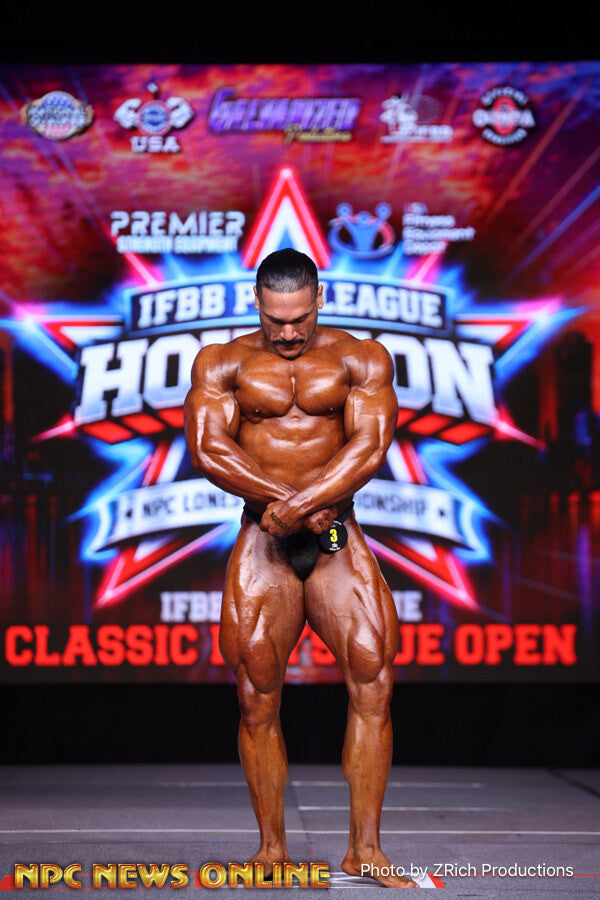 David Aguilar Rosales onstage at Houston Pro, 2026