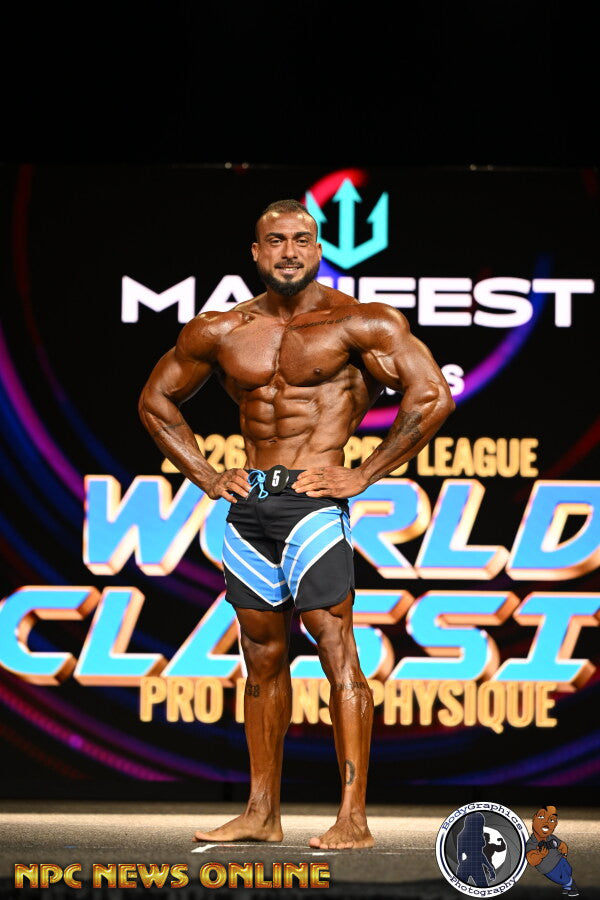 Emerson Costa onstage at World Classic Pro, 2026