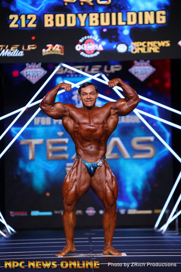 Juan Aleman onstage at Texas Pro, 2026