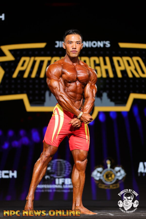 Juxian He onstage at Pittsburgh Pro, 2026