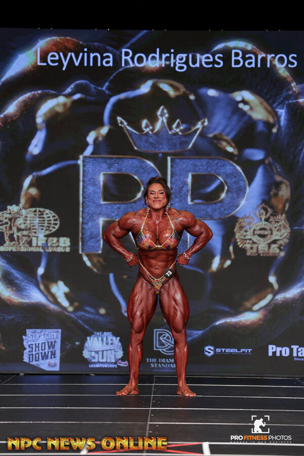 Leyvina Rodrigues Barros onstage at Rising Phoenix Pro, 2026