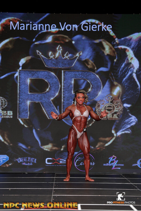Marianne Von Gierke onstage at Rising Phoenix Pro, 2026