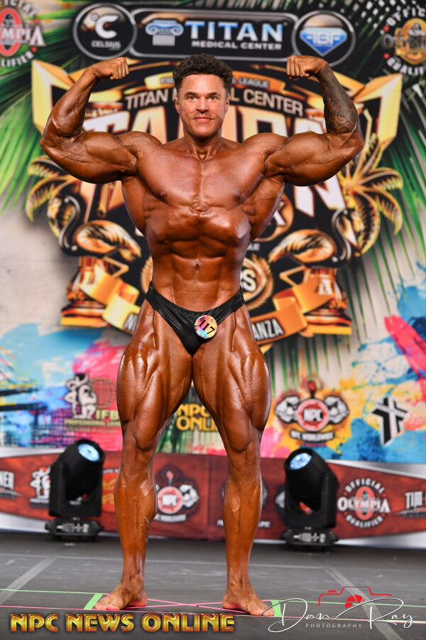 Matthew Greggo onstage at Tampa Pro, 2026