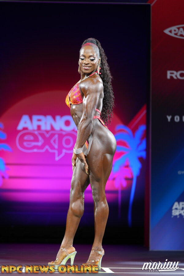 Michelle Fredua-Mensah onstage at Arnold Classic Uk, 2026
