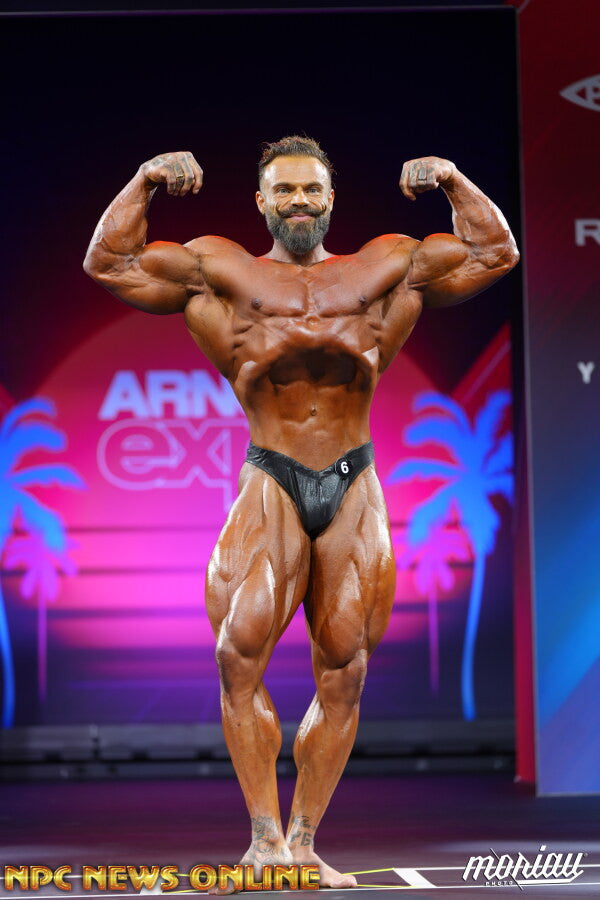 Mike Sommerfeld onstage at Arnold Classic Uk, 2026