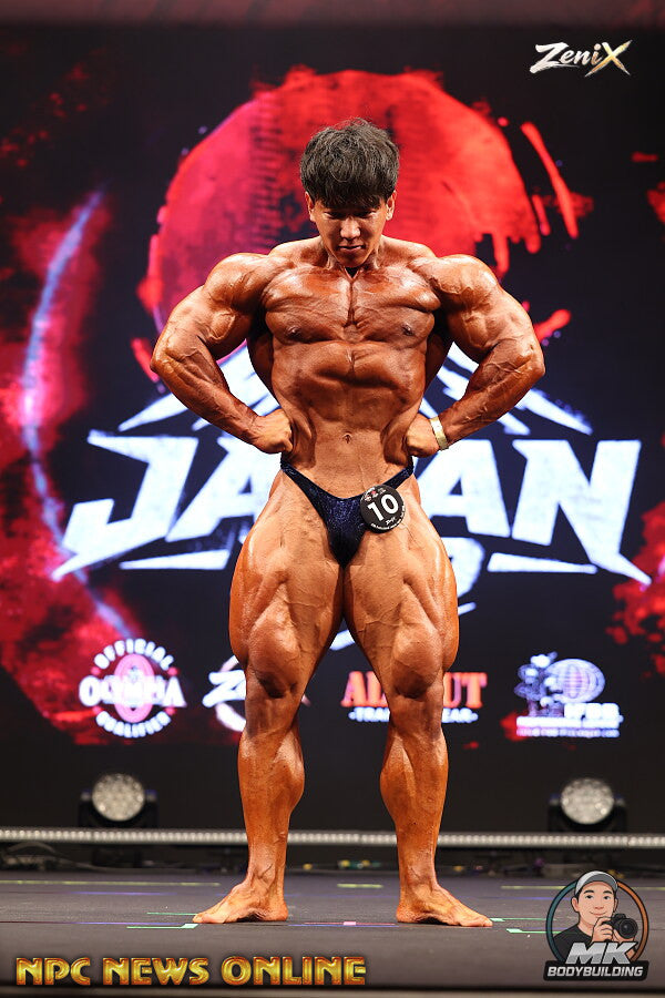 Naotaka Yokokawa onstage at Japan Pro, 2026
